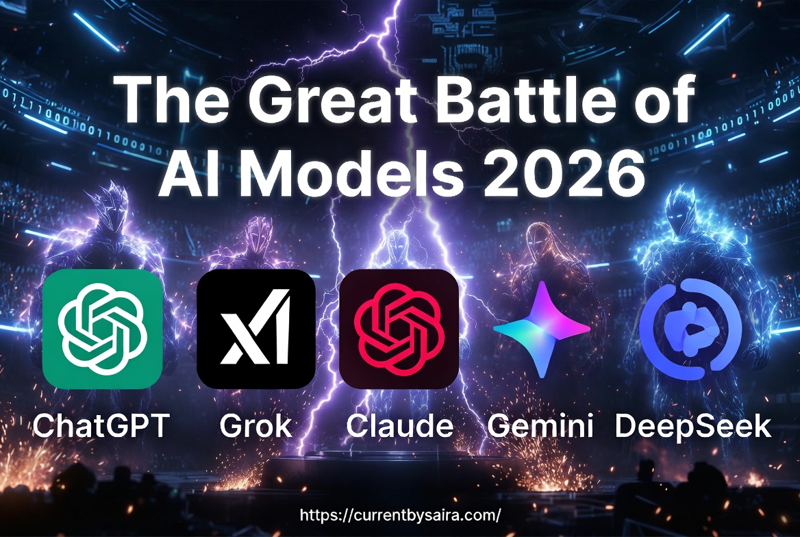 ChatGPT vs Grok vs Claude vs Gemini vs DeepSeek